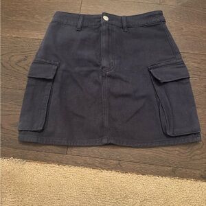 Princess Polly Dark Blue Mini Skirt